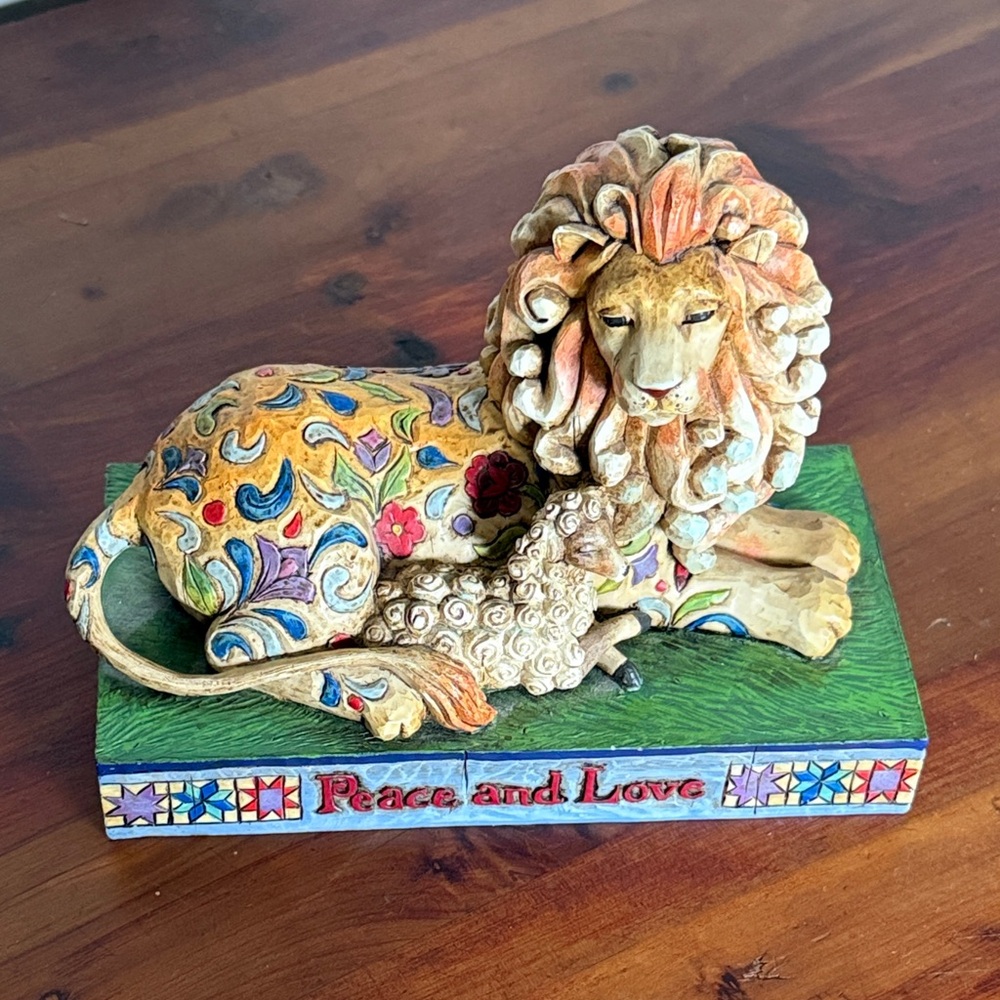 Jim Shore Peace and Love Figurine - Picture 6 of 8